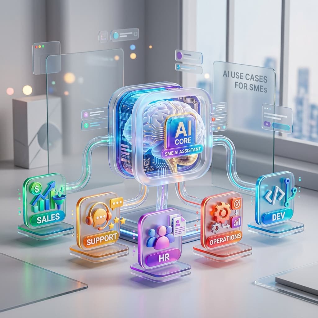 Image de couverture pour 5 cas d'usage d'un assistant IA métier dans une PME